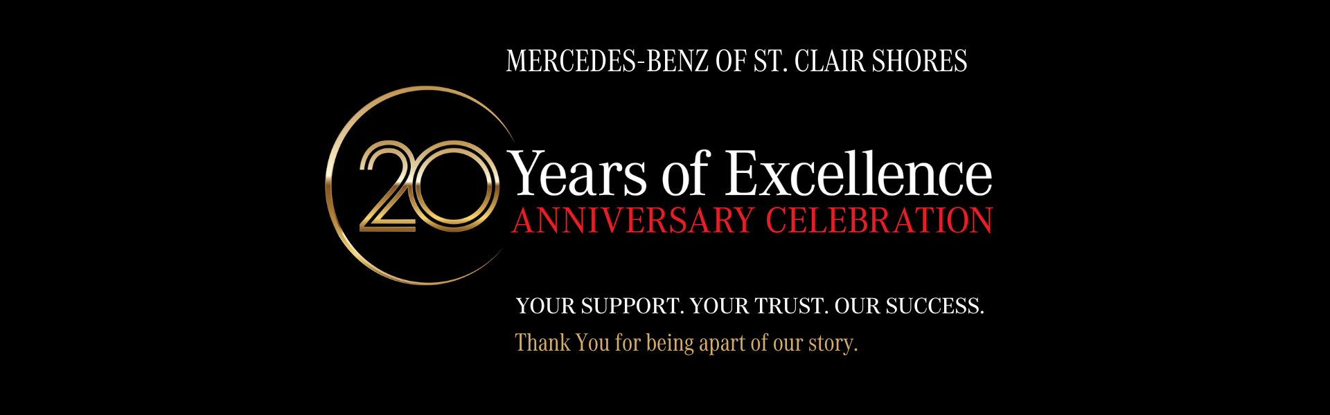 2o Years of Excellence 